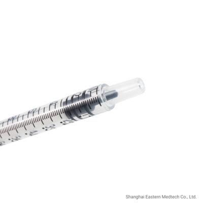 Vaccine Injection Medical Device Plastic Low Dead with Needle 25gx1&quot; Space Lds Ldv Latex Free Vaccines Syringes