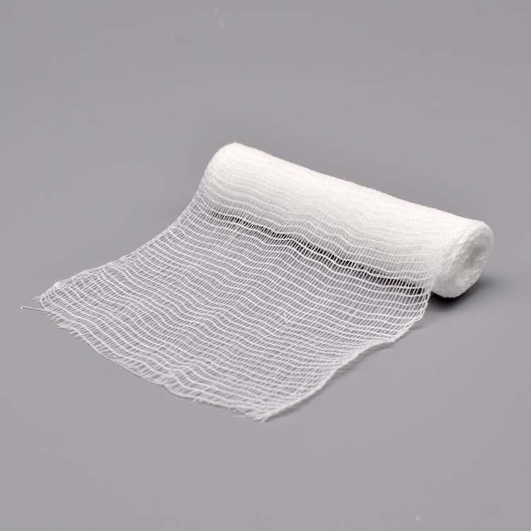 HD9-Medical Cotton Gauze Bandage with Woven Sides Selvage Gauze Bandage