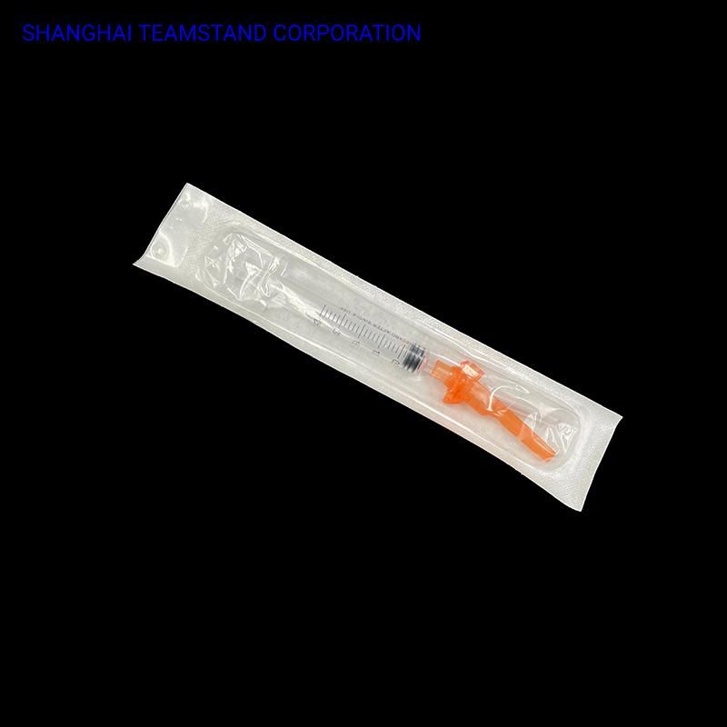 CE/FDA Approved Safety Needle Syringe for Hypodermic Injection