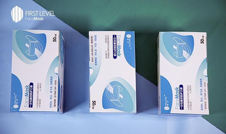 3ply Non Woven Disposable Protective Mouth Face Mask in Stock