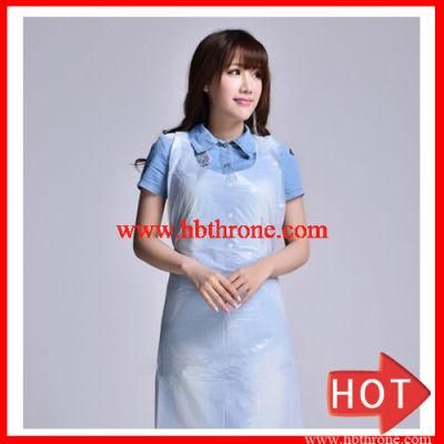 Transparent Plastic Apron/ Disposable PE Apron