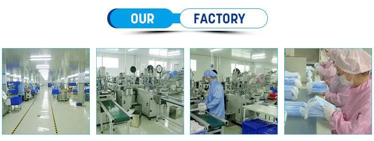 Medical Protective Surgical Face Mask with Elastic Ear-Loops & Tie on ISO13485