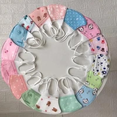 Children Breathable Cartoon Printed Anti Haze Face Mouth Mask Children