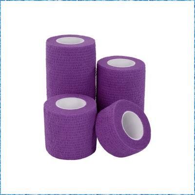 Factory Veterinary Self Sticky Colorful Cohesive Elastic Bandage