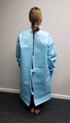 Disposable Protective Waterproof Anti-Static Long Sleeve Isolation Gowns