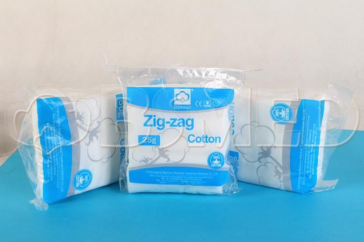 High Quality Medical Zig-Zag Cotton for Hospital Use