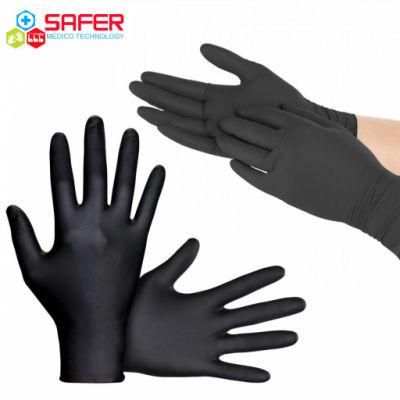 Wholesale Black Powder Free for Nitrile Gloves with High Quality