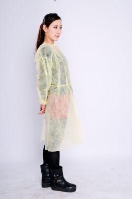 Polypropylene Breathable PP/SMS Isolation Gown for Medical Usage