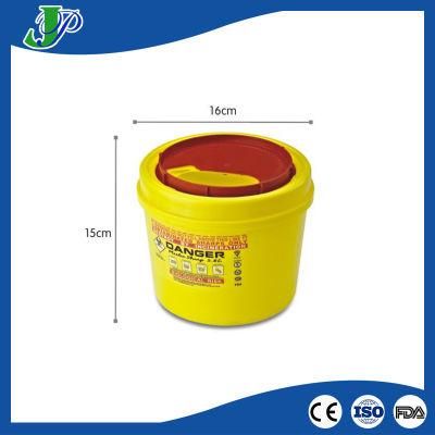 2.8L Best Selling Biohazard Plastic Sharps Container for Sale