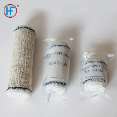 Mdr CE Approved Chinese Factory Direct Sale Elastic Ankle Bandage with Cotton and Spandex