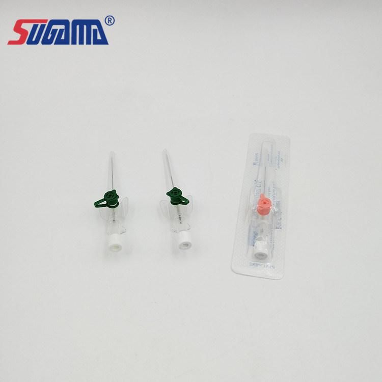 Disposable IV Cannula with Wing and Injection Port Made in China