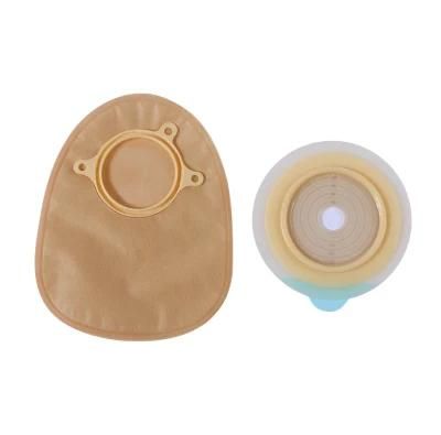 Material Medical Equipment Two Piece Hydrocolloid Ostomy Bag with Seal Clip Comfortable Recycle