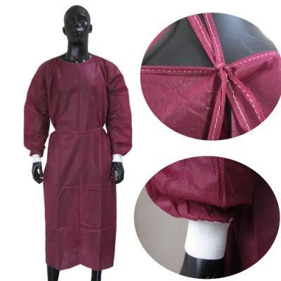 Non-Woven Fabric Surgical Gown Medical Surgical Gown