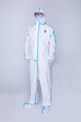 Eo Sterilization SMS Full Body Medical Disposable Protective Coverall Suit