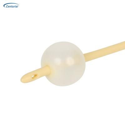 Disposable Sterile 100% Silicone Coated Latex Foley Balloon Catheter/ Tube