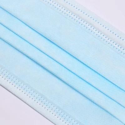 Fast Delivery 3ply Blue Earloop Disposable Face Mask for Ordianry Protection Face Mask