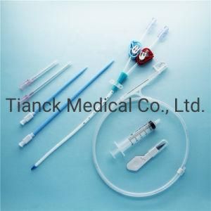 CE ISO13456 Medical Single Double Triple Lumen Hemodialysis Dialysis Catheter Kit
