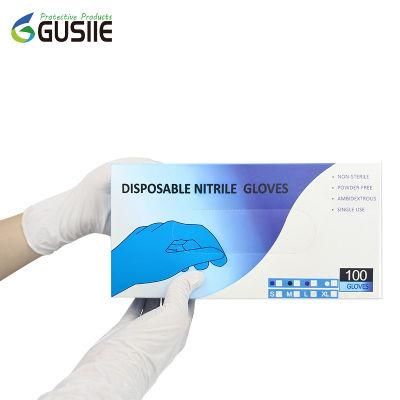 Powder Free Disposable Nitrile Gloves