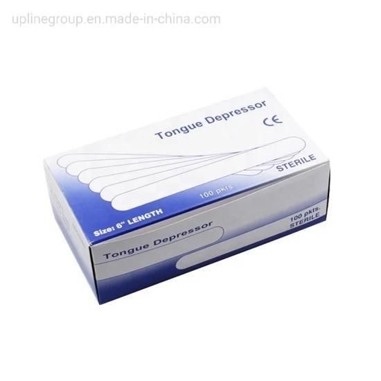 Disposable Medical Wood Tongue Depressor with CE ISO13485 Approve Sterile /Non-Sterile