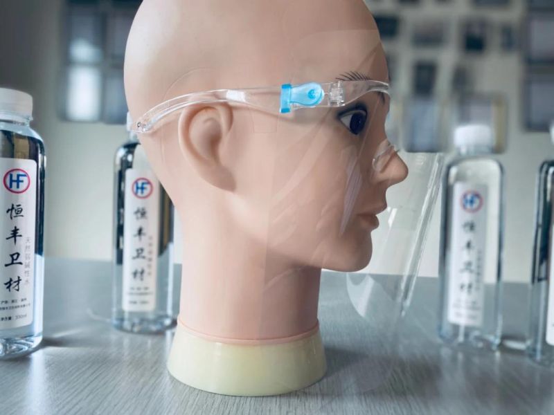 Disposable Medical Factory Direct Sale Anti-Fog Eyeglass for Public Transport Face Shields