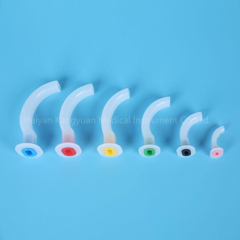China Factory Oropharyngeal Airway Guedel Pattern Airway Disposable Color-Coded