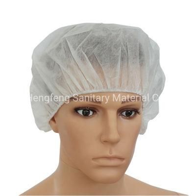 Medical Bouffant Cap Disposable Non-Woven Double Elastic Surgical Bouffant Cap Multi-Color