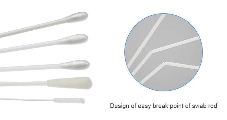 HD360 Specimen Collection Flocked Swabs Nasopharyngeal Specimen Nasal Flock Swab Flocked Swab