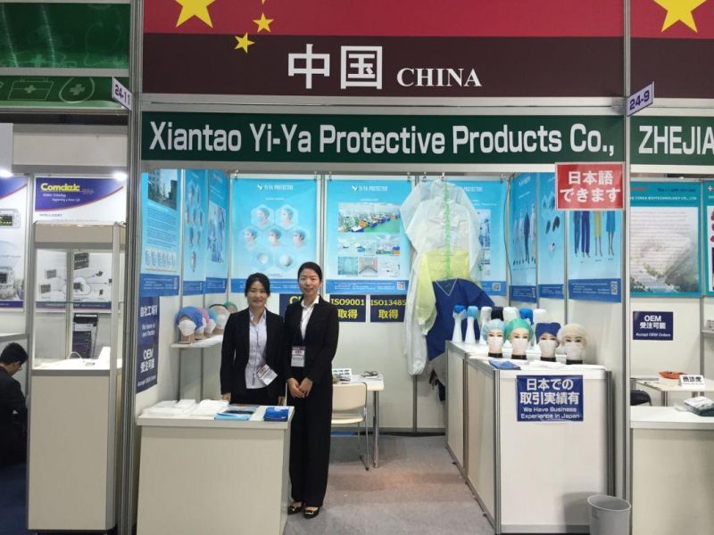 Xiantao Factory Made Best Popular 21" Size Dental Clinics Used Disposable PP Nonwoven Bouffant Cap/Strip Cap