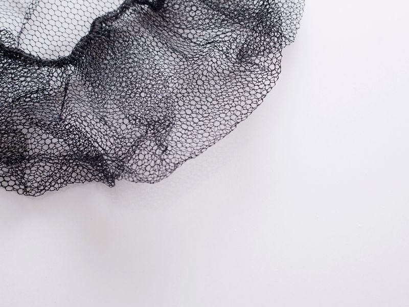 Disposable White Black Nylon Hair Net Cap/Hairnet/Mesh