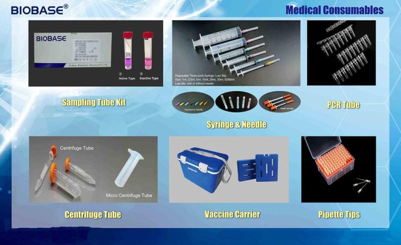 Biobase Plastic PCR Strips Sterile Filtered Pipette Tips