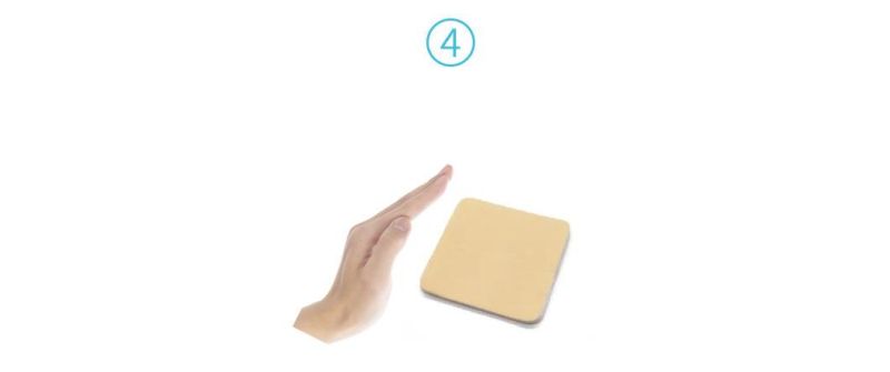 Waterproof Good Absorption Foam Wound Dressing Silicone
