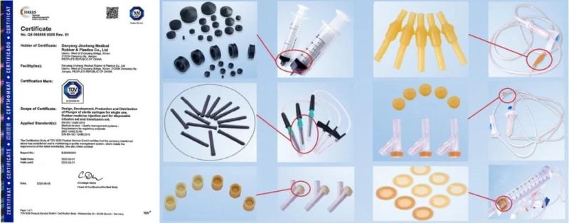 Medical Rubber Bulb/Ball/Tube/Flashball/Connector for Injection Set with ISO13485