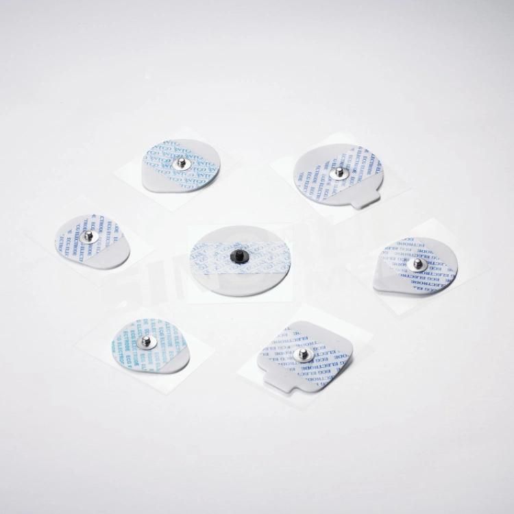 Hospital Child Adult Non-Woven or Foam Material Disposable Electrode