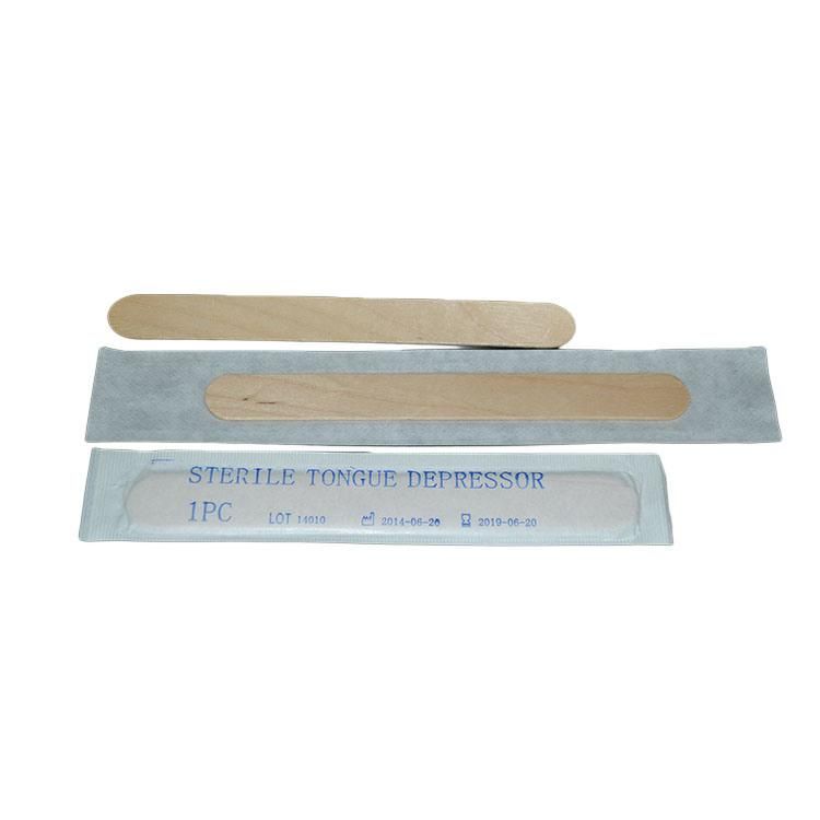 Medical Disposable Sterile Non Sterile Wooden Tongue Depressor