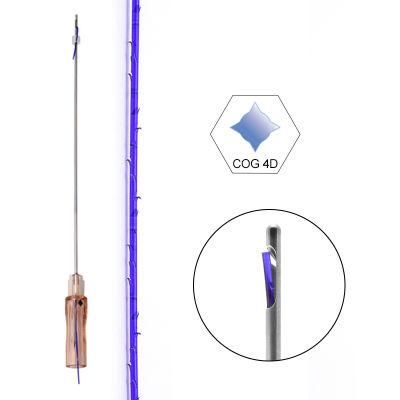Barbed Cog 4D Lift with Cannula Needle 4s Screw Thread Pdo