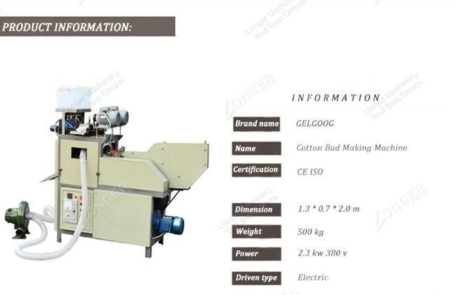 Industrial Automatic Ear Buds Alcohol Swab Cotton Bud Making Machine
