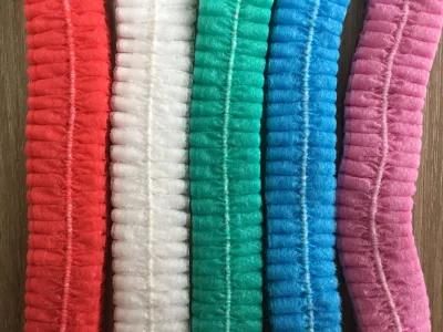 Anti Dust Hat Head Cover Mob Bouffant Cap Non Woven Disposable Hair Nets
