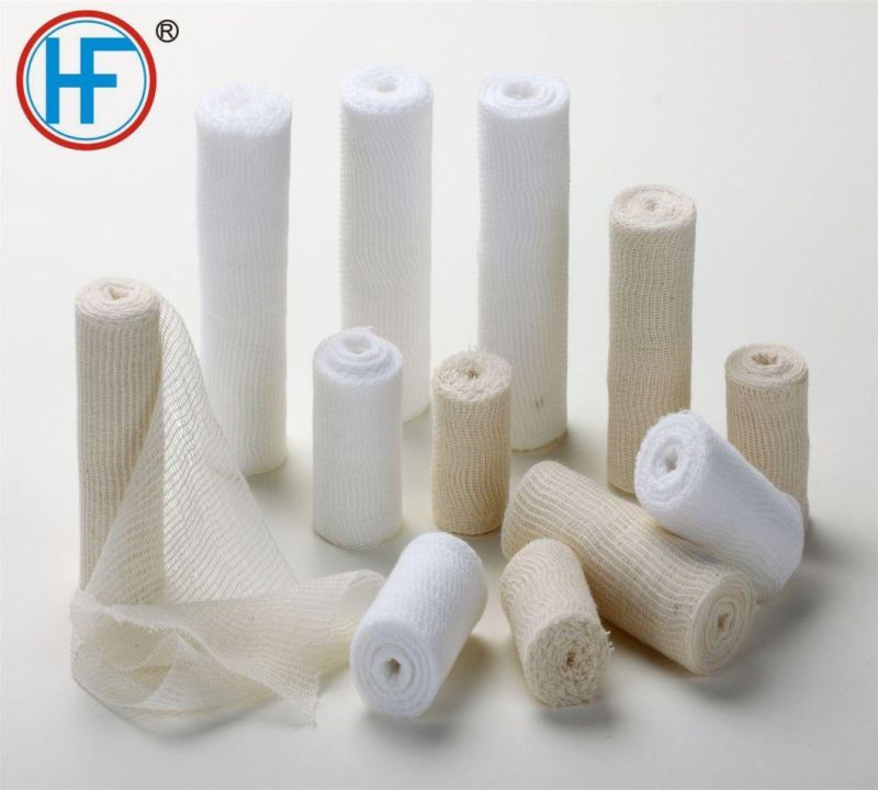 Mdr CE Approved 100% Gauze Bandage with Woven Side Without Disinfection