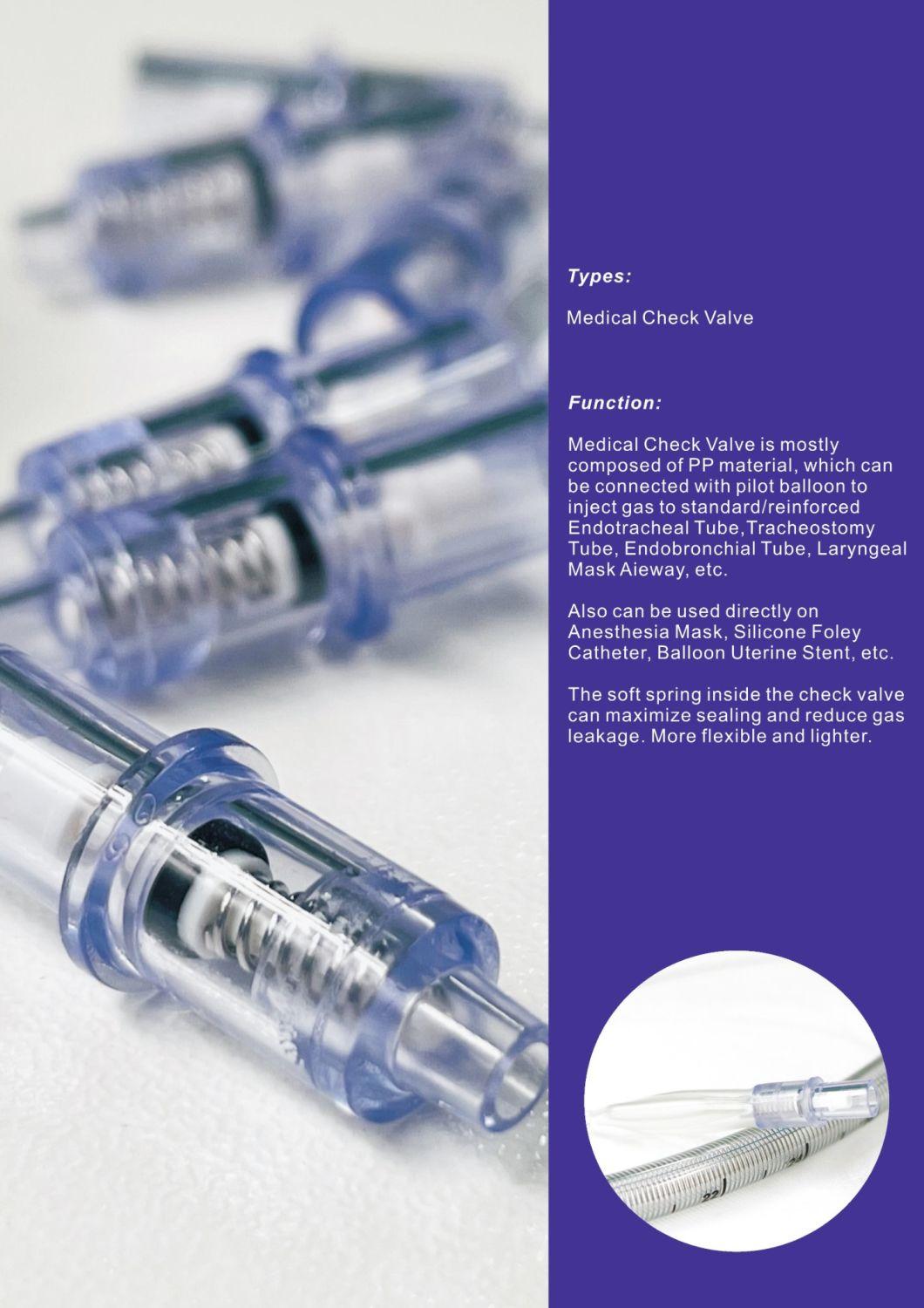 Percision One Way Valve of Endotracheal Tube Disposables