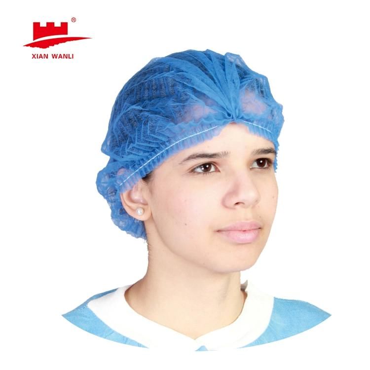 Disposable Plastic Strip/Clip/Bouffant/Mop/Nonwoven/PP Cap Shower/Bathing/Hotel Cap Round Cap