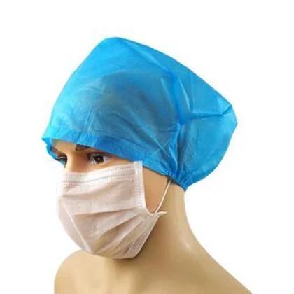 High Quality Disposable Non Woven Nurse Cap/Doctor Cap/Round Cap/Strip Cap/Clip Cap