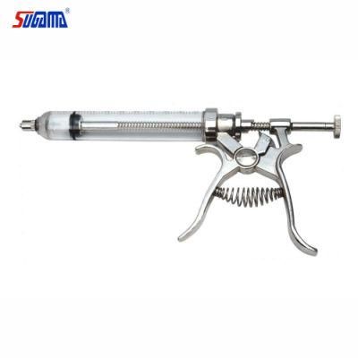 Pistol Veterinary Steel Oral Paste Injection Syringe