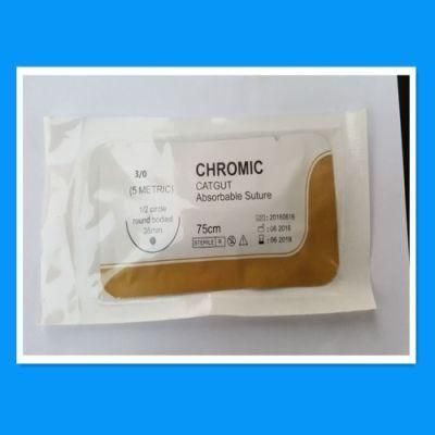 Chromic Suture/Surgical Suture/PGA Suture/Catgut Suture/Silk Suture