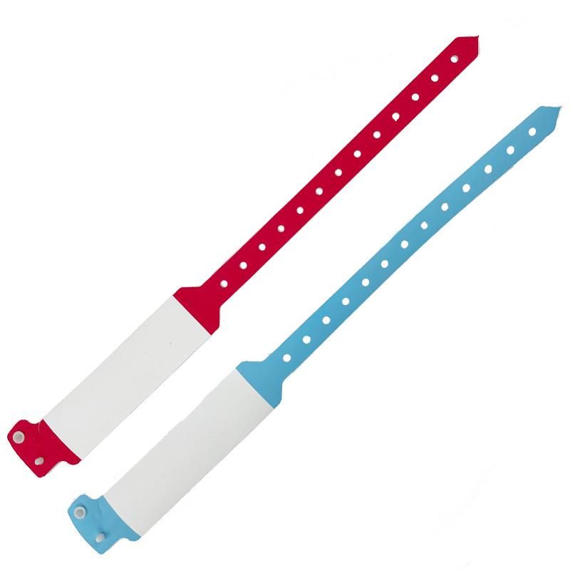 Customized Medical ID Wide-Face Patient Wristband for Hospital