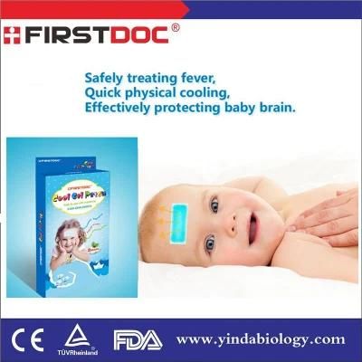 Free Sample Cool Ease Baby Fever Fruit Cooling Gel Patch