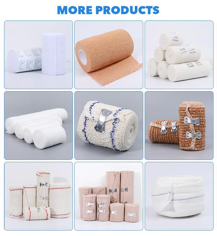 Cotton Crepe Bandage Latex Free Bandage Elastic Bandage