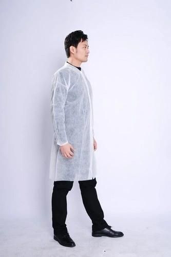 Cheap Breathable Nonwoven Lab Coat Medical Supply