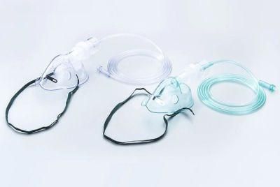 Disposable Hospital Oxygen Mask for Adult with Tubing