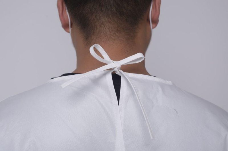 Non-Woven Fabric Disposable Isolation Gowns Coated with Film