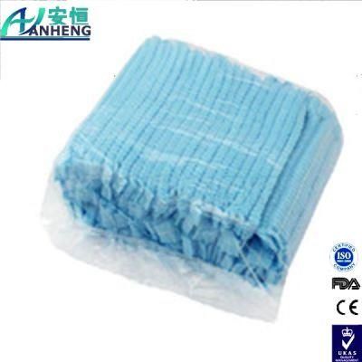 Disposable Non-Woven Hair Net Cap Mob Elastic Free Size